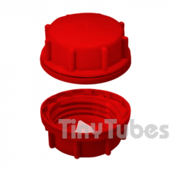 Tappo con Valvola di Degasaggio D61 Rosso