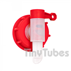 Tappo con Rubinetto Rosso D61 Portata di 1,5 Litri
