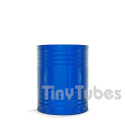 Bidone metallico 50L. 2 bocche (senza maniglie)