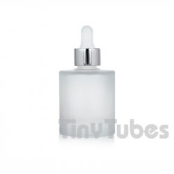 Flacone cilindrico Lucia 30ml Frosted (Doppia Base)
