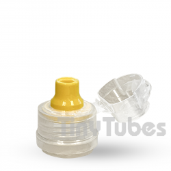Fliptop 28/410 amarillo y transparente