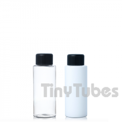 Flacone tubolare corto in PET da 75 ml