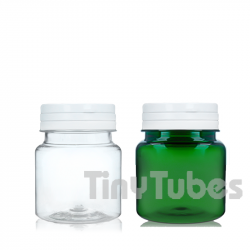 Pilloliere PET da 60ml con Coperchio Cerniera
