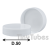 Coperchio Chicago Bianco lucido D50