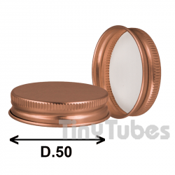 Coperchio Chicago Alluminio Rame lucido D50