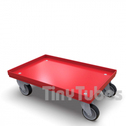 Carrelli da trasporto (600x400mm) Rosso